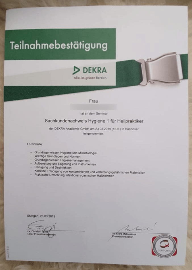 Qualifikationsnachweis